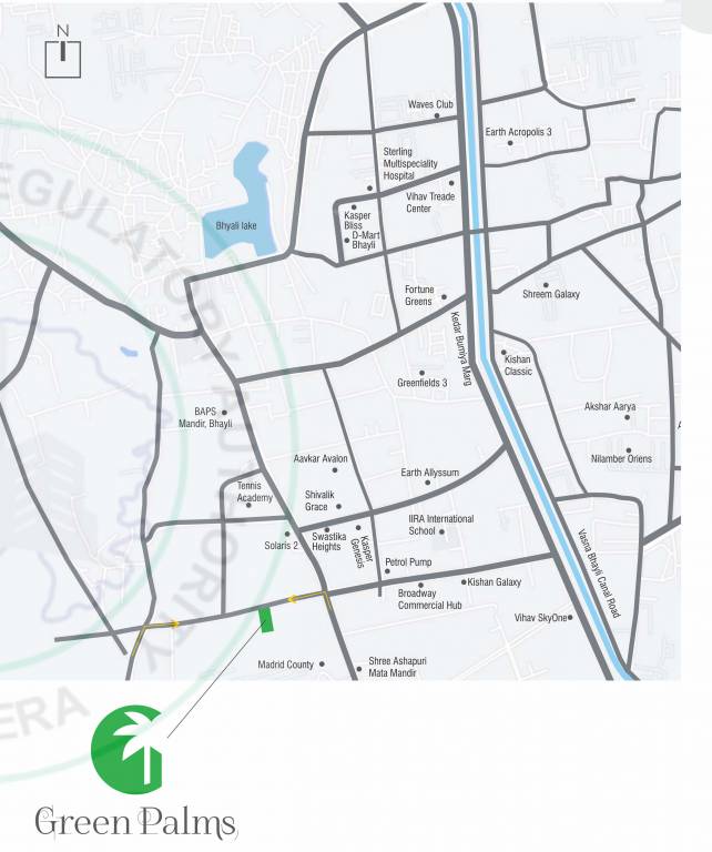  green palms Location Plan