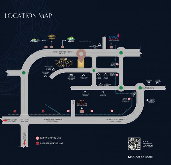  ska-destiny-one Location Plan