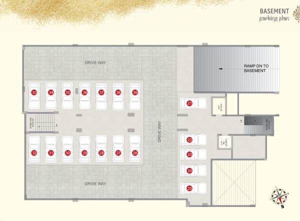  nivas Nivas Cluster Plan for Basement  Floor