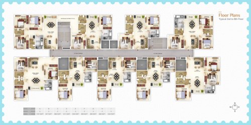 green-meadows Green Meadows Cluster Plan from 2nd to 8th Floor