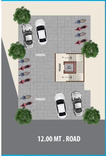 al-rayyan-residency Al Rayyan Residency Stilt Floor Cluster Plan