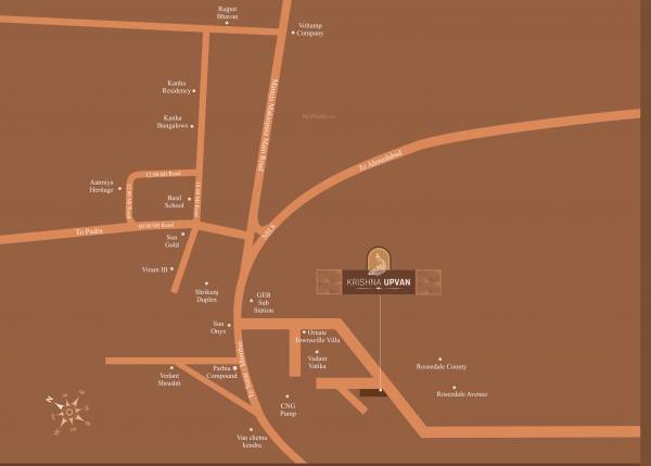  krishna-upvan Location Plan