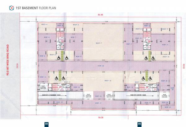 Block A,B,C&D Basement Floor Cluster Plan tilak-heritage Block A,B,C&D Basement Floor Cluster Plan