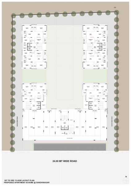  the-midas Block A,B,C,D,&E Cluster Plan from 1st to 3rd Floor