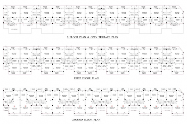  elysium Cluster Plan from 5th to 15th Floor