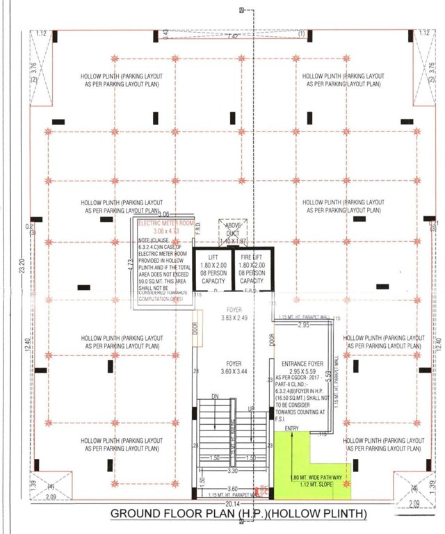  rajharsh celestial One Ground Floor Cluster Plan
