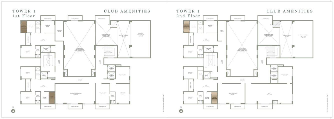  sereno Tower 1 Cluster Plan for 1st Floor