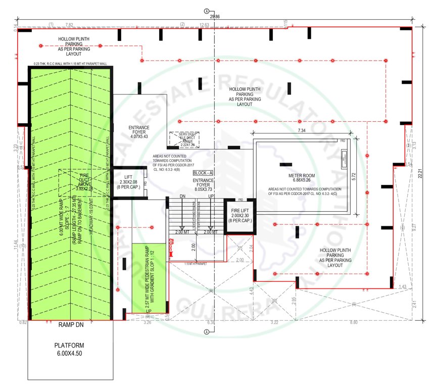  samesh Block A Cluster Plan For Ground Floor