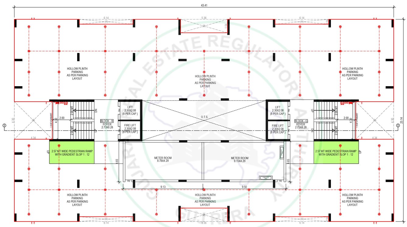  samesh Block B And C Cluster Plan For Ground Floor