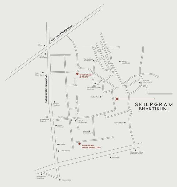  bhaktikunj Location Plan