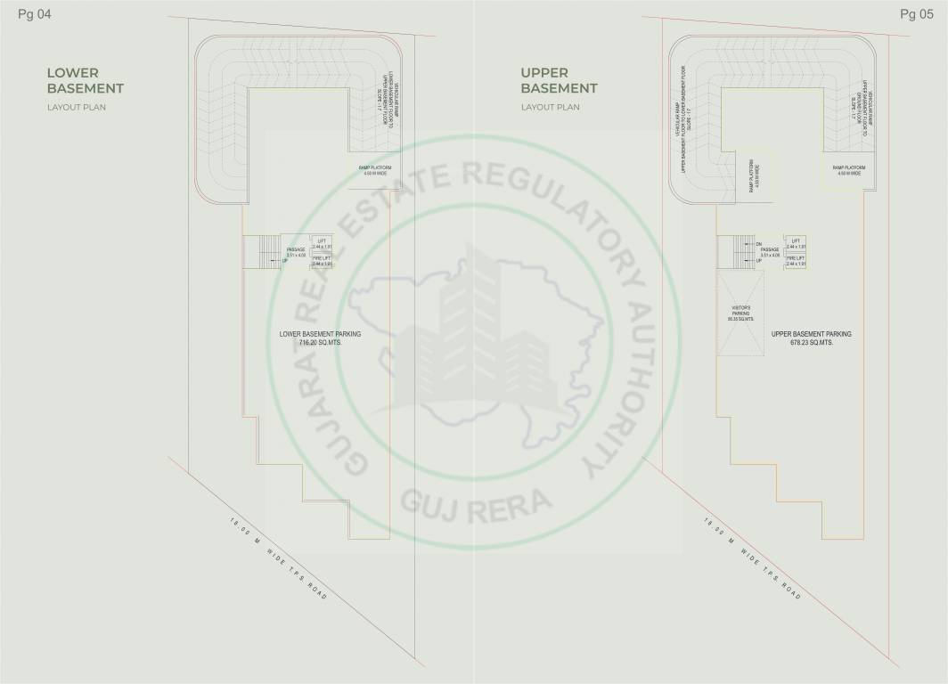  tiara Tiara Cluster Plan for Basement Upper And Lower Floor