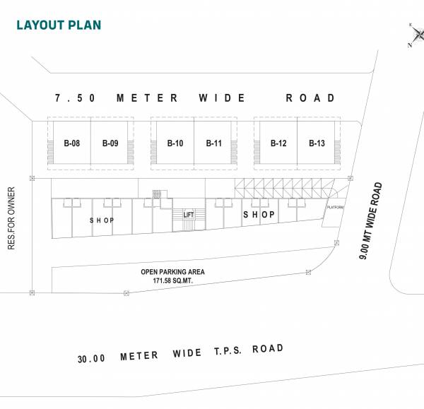 Layout Plan the-prime-sky-view Layout Plan