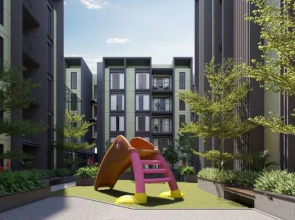 Children's play area apline Children's play area