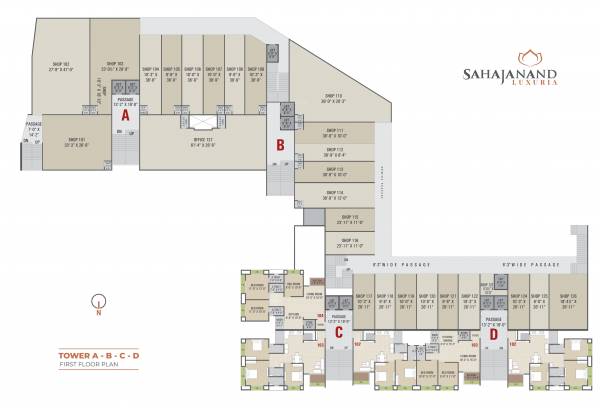  luxuria Block A Cluster Plan