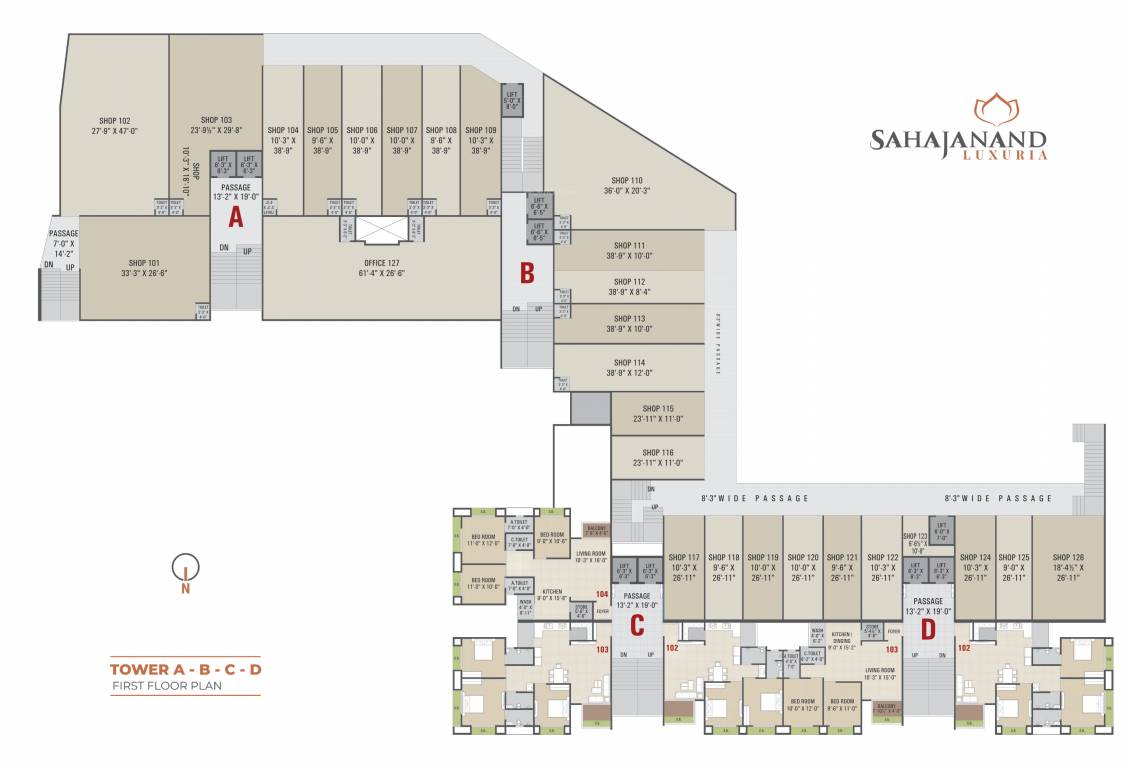 luxuria Block A Cluster Plan