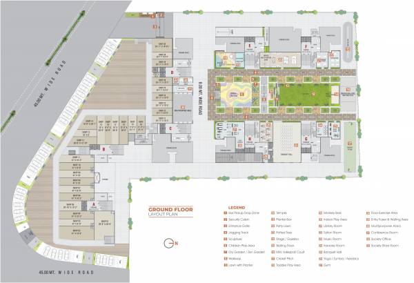  luxuria Block A Cluster Plan
