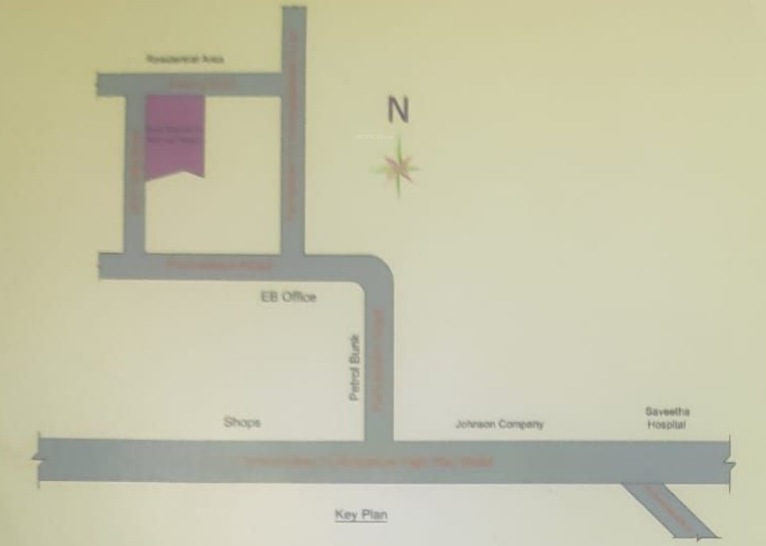  sree kamachi amman nagar parivakkam Location Plan