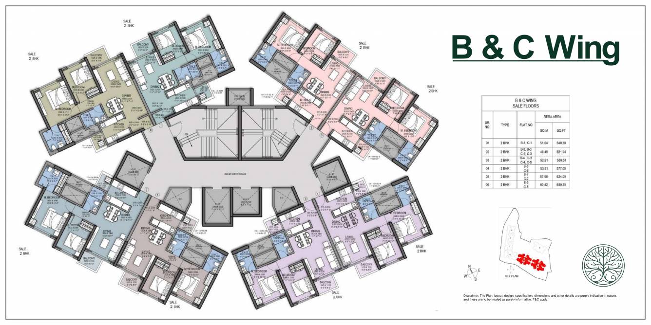  park city Wing B, Wing C Cluster Plan