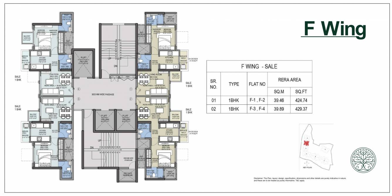  park city Wing F Cluster Plan