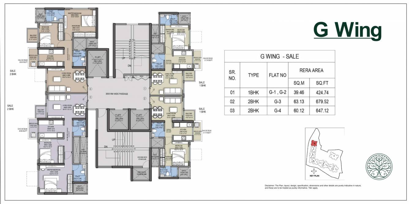  park city Wing G Cluster Plan