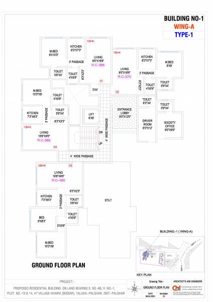  horizon Building No 1 Wing A And Wing B Cluster Plan