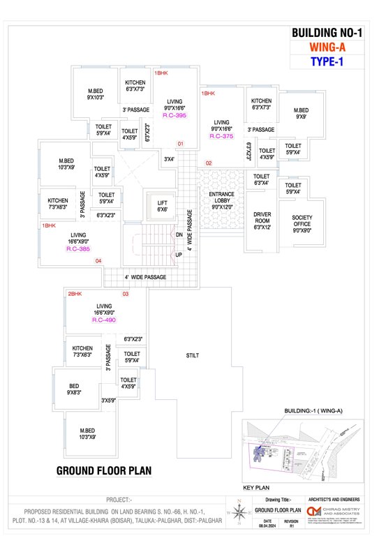  horizon Building No 1 Wing A And Wing B Cluster Plan