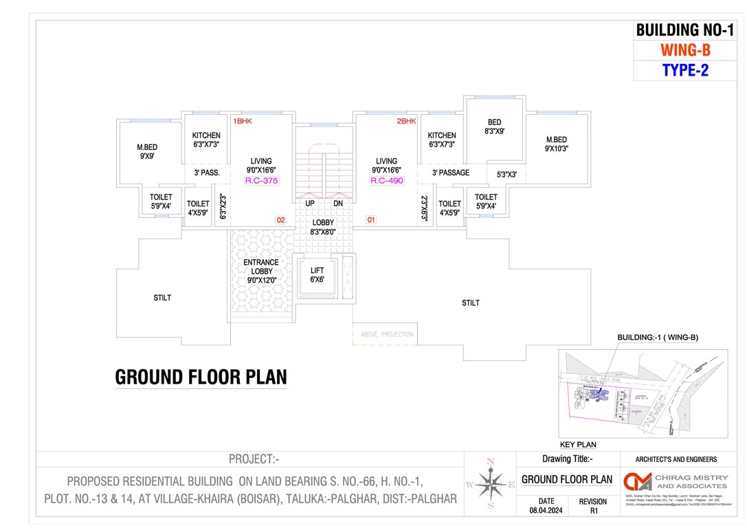  horizon Building No 1 Wing A And Wing B Cluster Plan