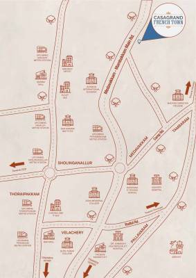  french-town Location Plan