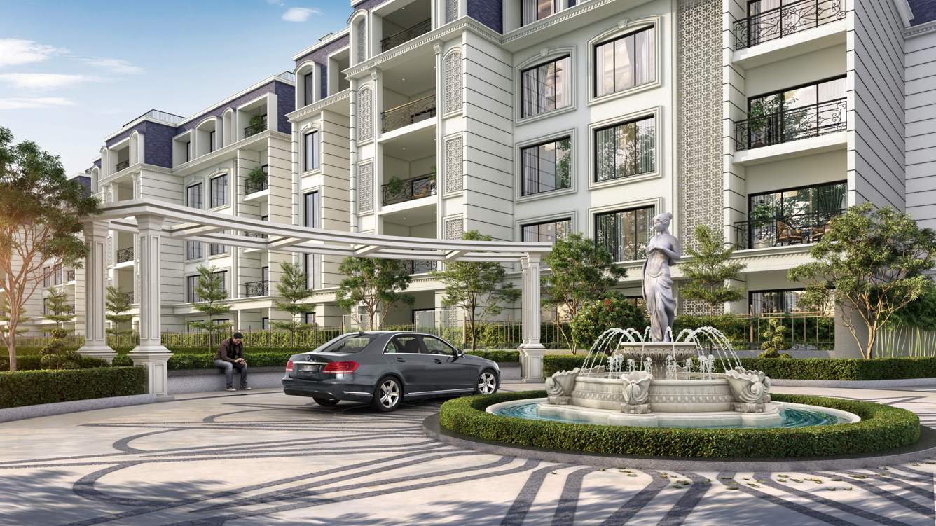  french town Entrance Gate Security Cabin