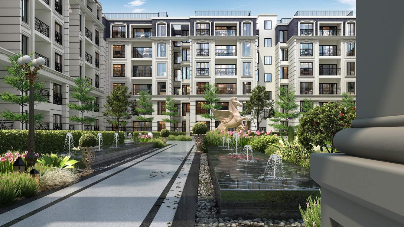  french town Fountains