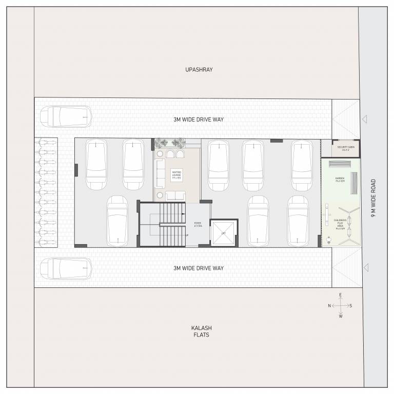  elegance Elegance Cluster Plan for ground Floor