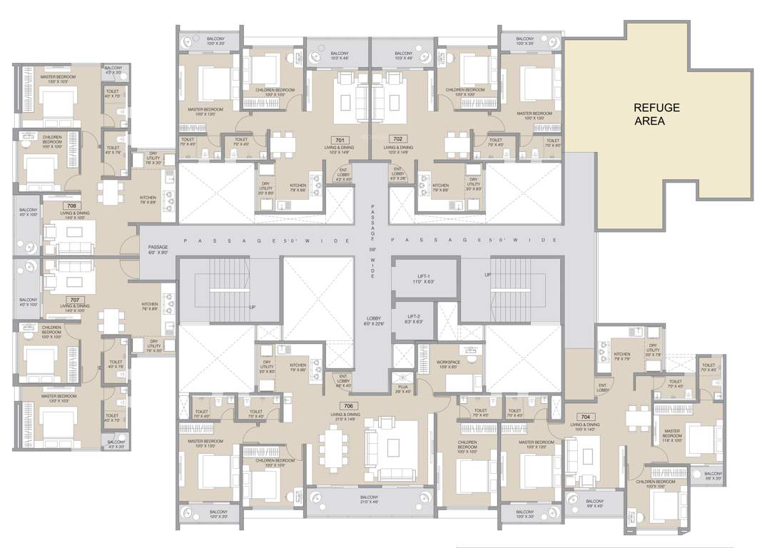  skyverse Tower 2 Cluster Plan