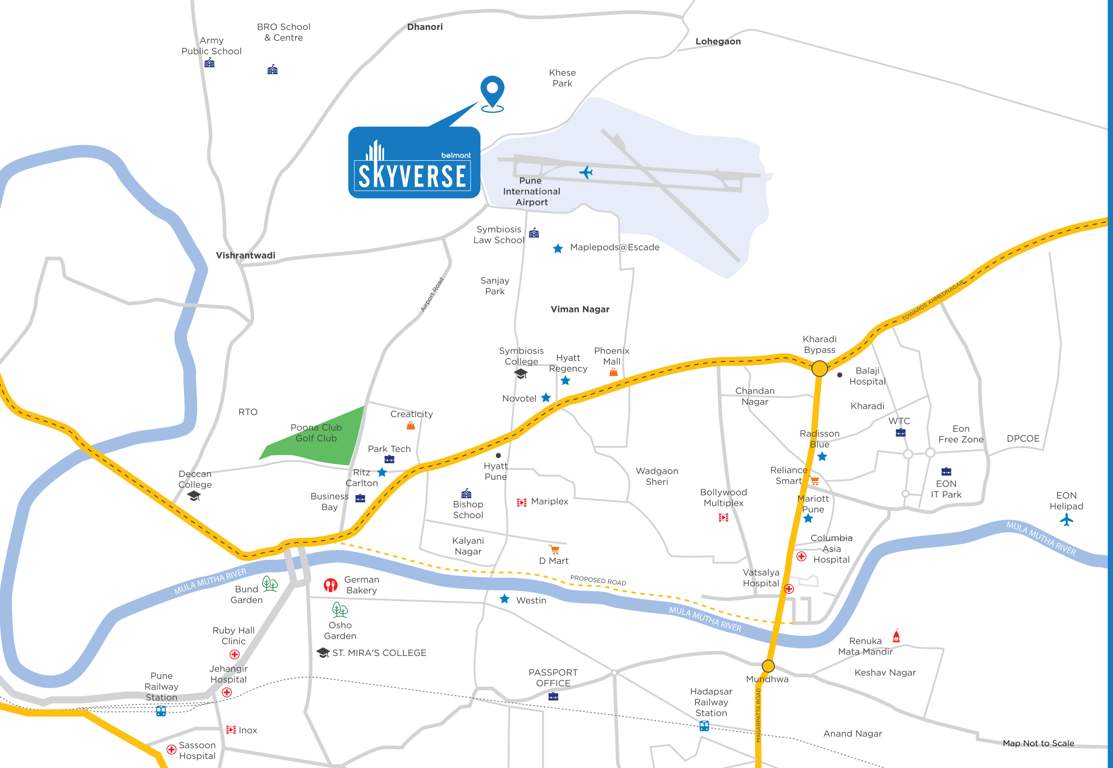  skyverse Location Plan