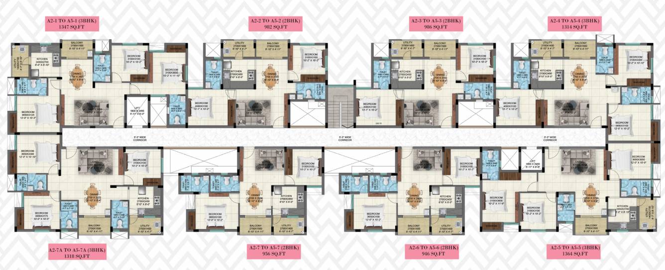  arcadia Block A Cluster Plan From 2nd To 5th Floor