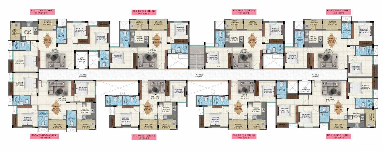  arcadia Block B Cluster Plan From 2nd To 5th Floor