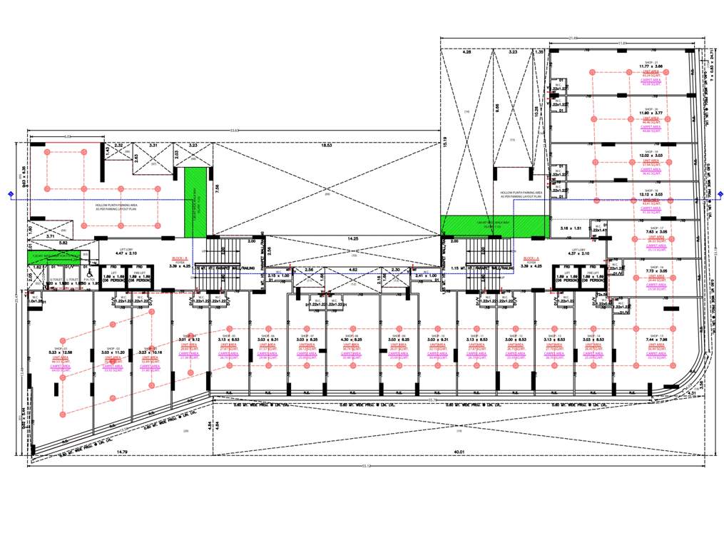  pragatya pratham Block A And B Cluster Plan for ground Floor