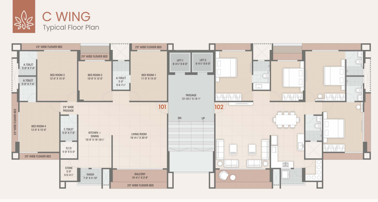  swarg Block C Cluster Plan