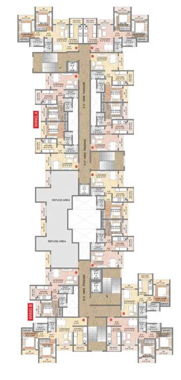  the livin Wing A And B Cluster Plan for 8th Floor