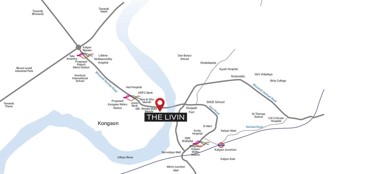  the livin Location Plan