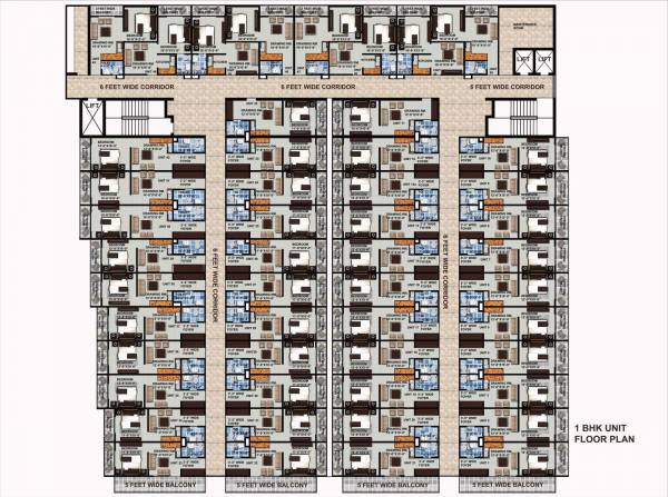  smart-studios Smart Studios Typical Floor Cluster Plan