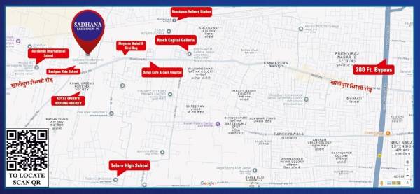  sadhana-residency-iv Location Plan