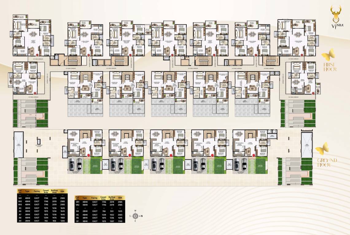  sai silicon heights Block A Cluster Plan for 1st Floor