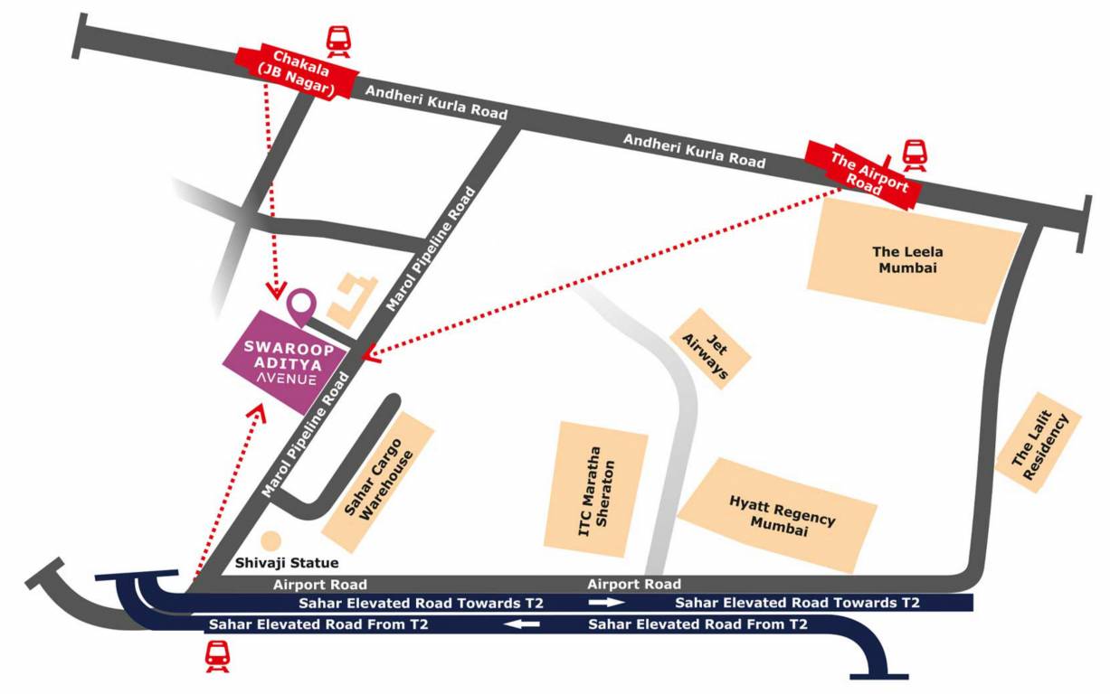  aditya avenue Location Plan