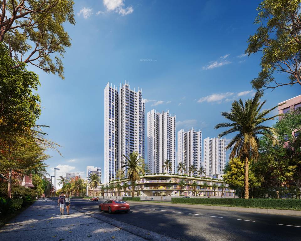 Elevation sunteck sky park Elevation