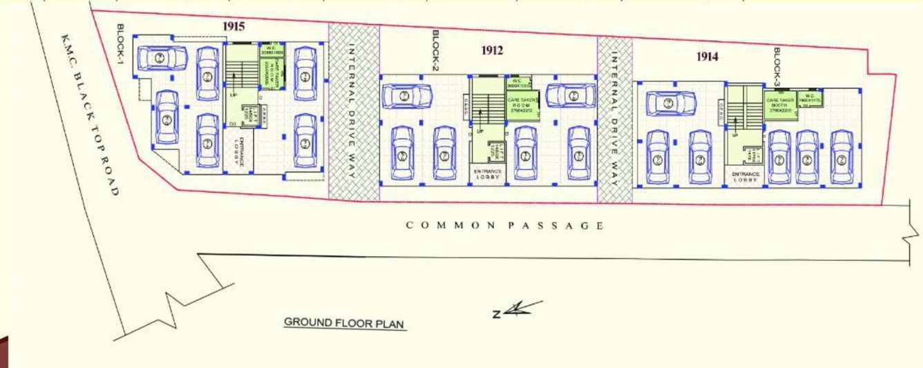  moni star Dummy Tower Cluster Plan