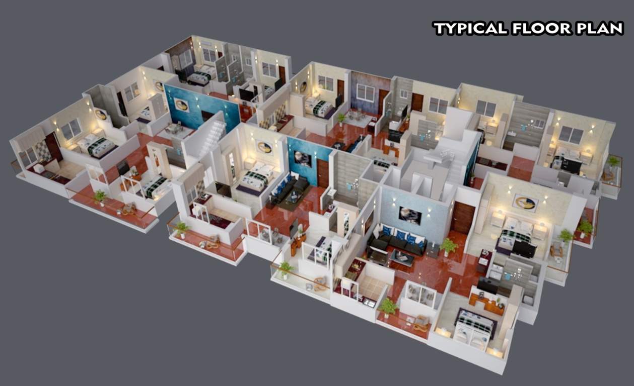  dhirendra shree apartments Dhirendra Shree Cluster Plan