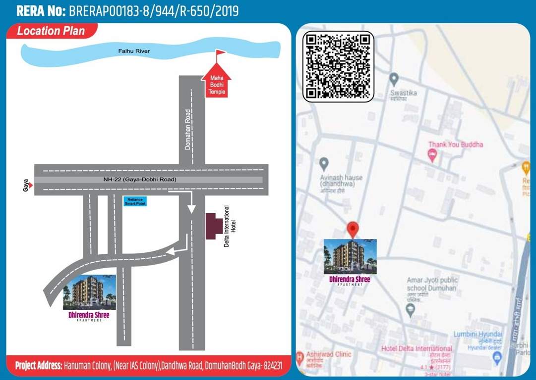  dhirendra shree apartments Location Plan