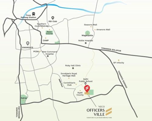  neco-officers-ville-i Location Plan