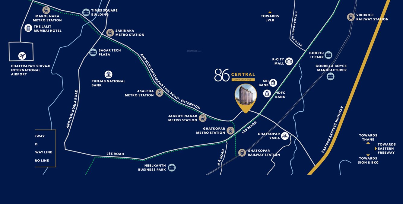 86 central a Location Plan