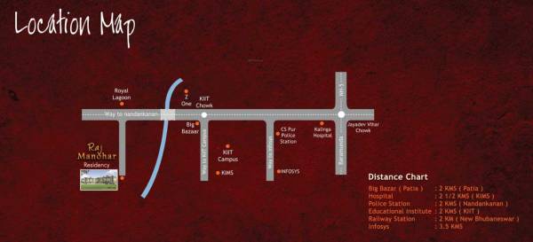  raj-manohar-residency-ii Location Plan